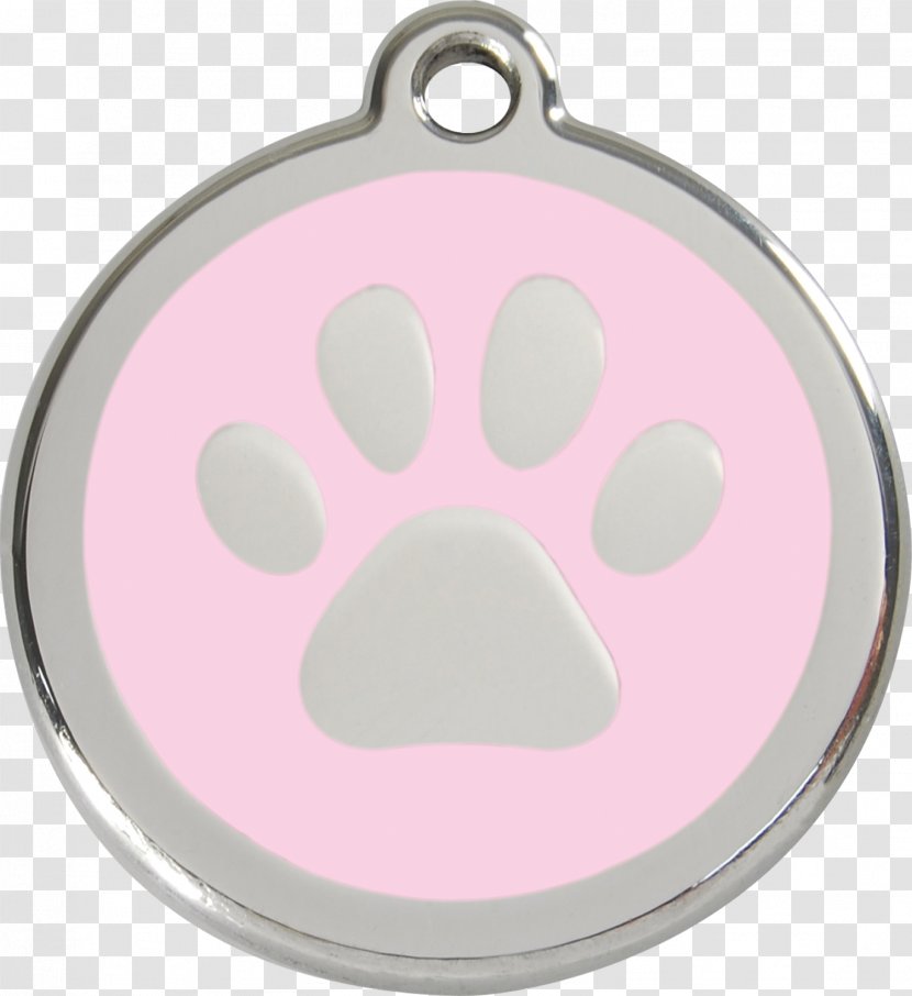 Dog Cat Dingo Pet Tag - Body Jewelry - Red Paw Transparent PNG