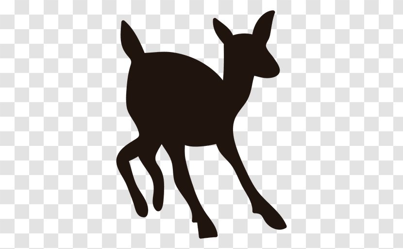 Deer Silhouette Clip Art - Kangaroo - Vector Transparent PNG