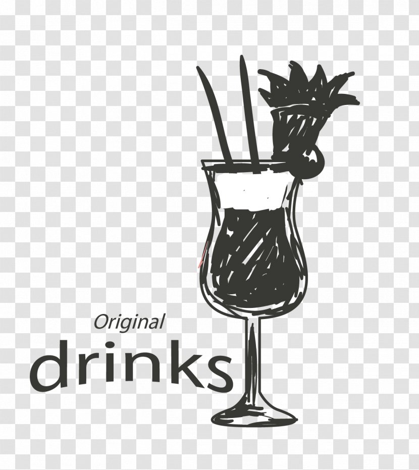 Black And White Drink Icon - Glass - Menu Transparent PNG