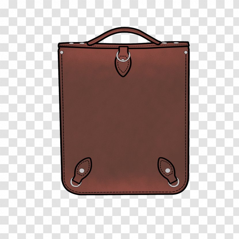Briefcase Leather Material Suitcase - Brown - Backpack Transparent PNG