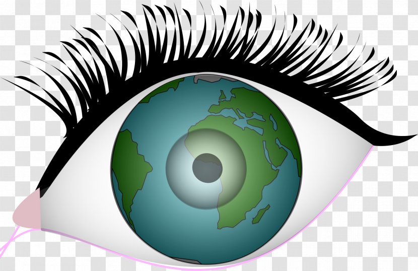 Earth Eye Clip Art - Frame - Hand-painted Blue Vector Material Transparent PNG