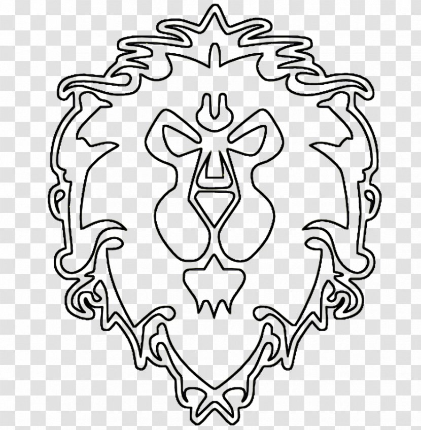 World Of Warcraft Drawing Logo Line Art Clip - Forsaken Transparent PNG