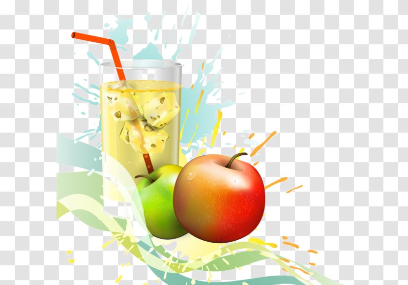 Apple Juice Cocktail Fruit Transparent PNG