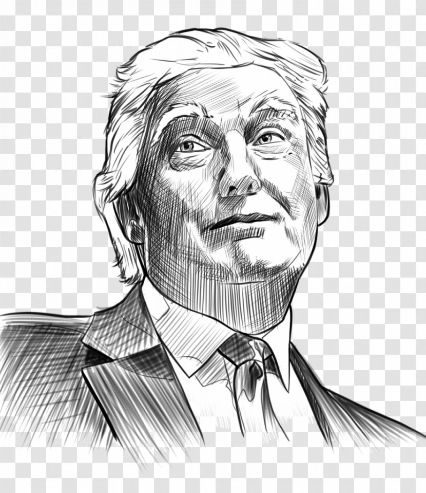 United States Paris Agreement Presidency Of Donald Trump Sketch - Head - Chief Transparent PNG