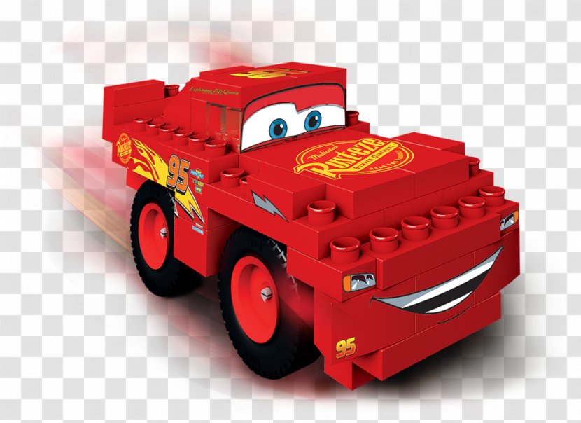Lightning McQueen Cars Pixar Model Car - Red Transparent PNG