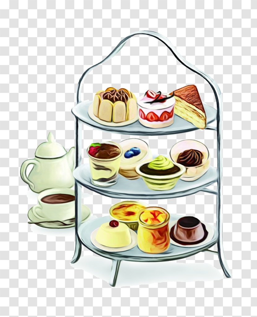 Junk Food Cartoon - Wet Ink - Tea Set Teacup Transparent PNG