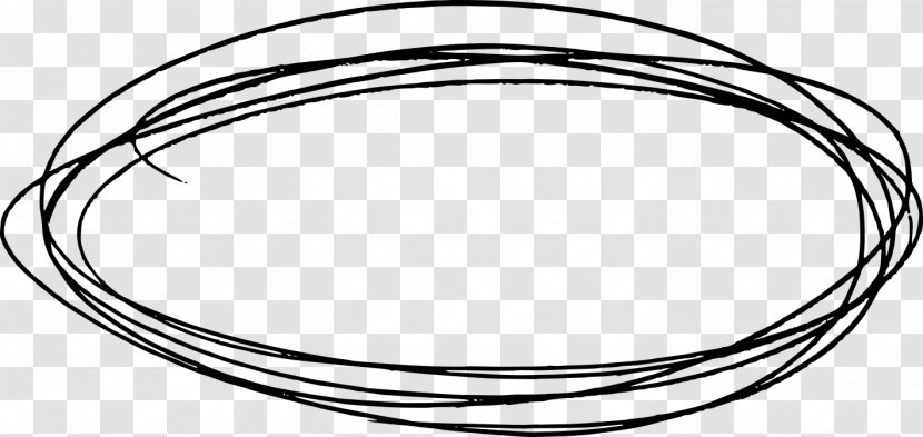 Drawing Oval Doodle Design - Ellipse - Scribble Transparent PNG