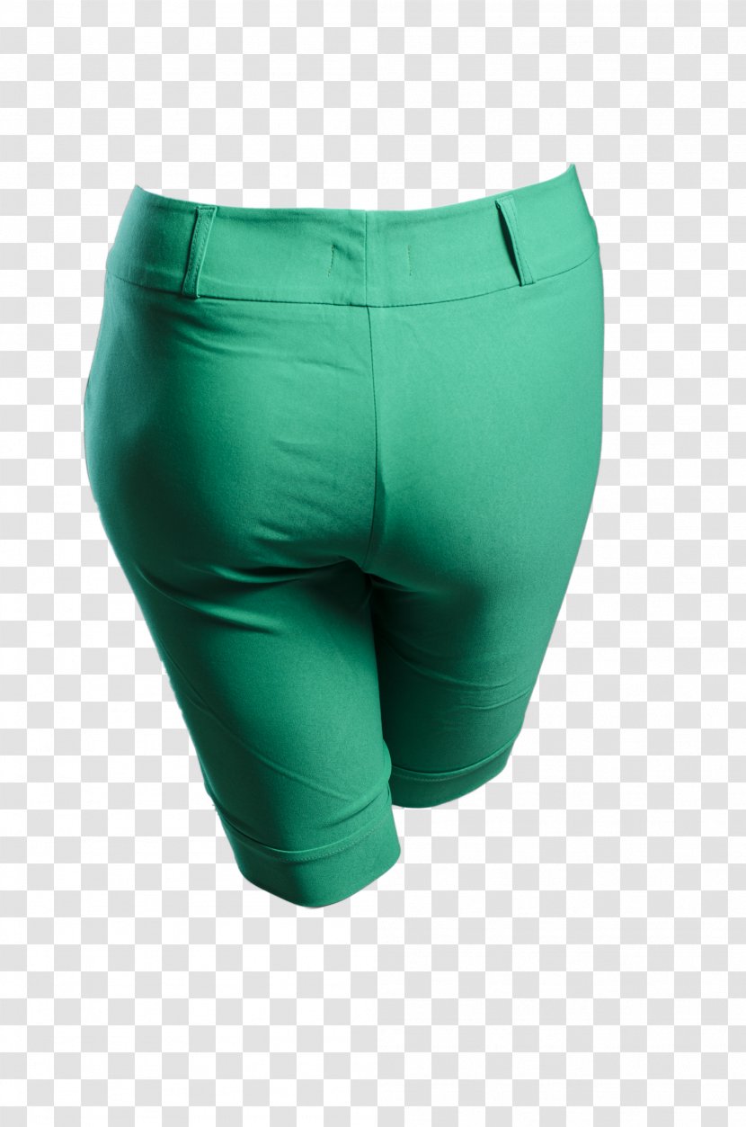 Waist Shorts - Green - Thickness On Charcoal Transparent PNG