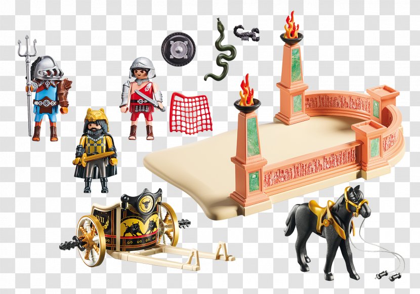 Gladiator Playmobil Toy Chariot LEGO - Lego Clipart Transparent PNG
