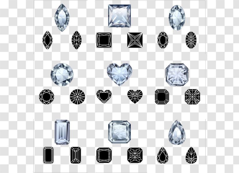 Diamond Gemstone Vecteur - Exquisite Transparent PNG