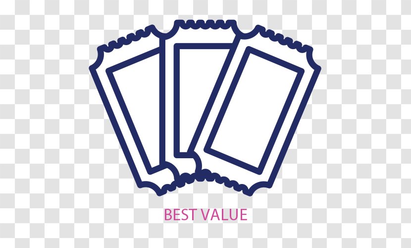 Brand Logo Line - Blue - Raffle Tickets Transparent PNG