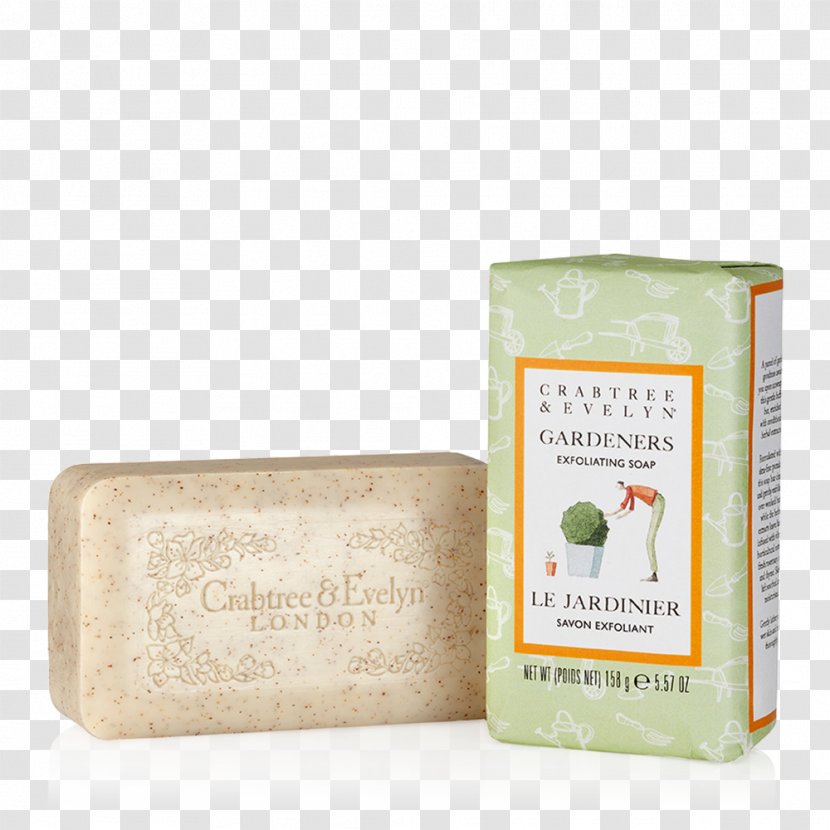 Soap Exfoliation Crabtree & Evelyn Gardening - Cream Transparent PNG