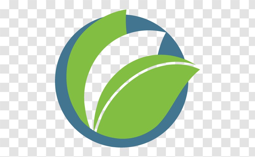 Green Logo Leaf Circle Oval - Symbol Transparent PNG