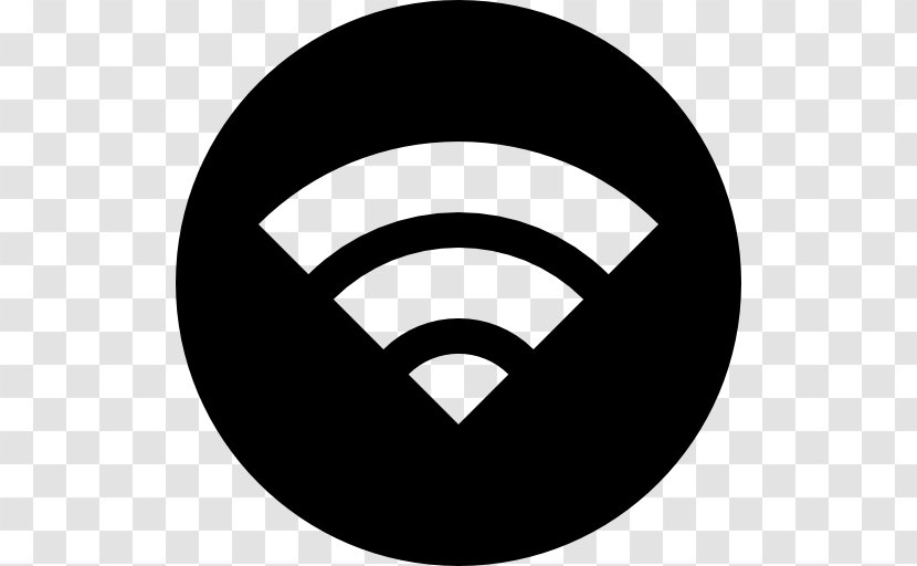 Wi-Fi Hotspot Clip Art - Black And White - Symbol Transparent PNG