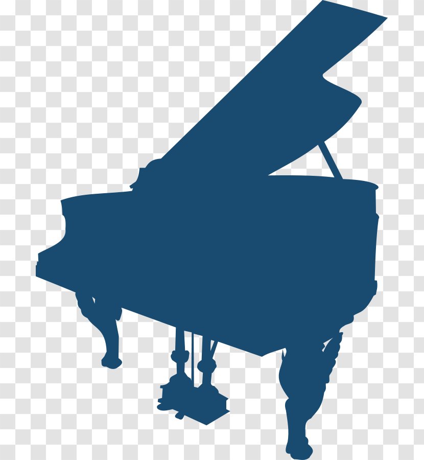 Piano Silhouette Musical Keyboard Clip Art - Watercolor - Graphic Design Clipart Transparent PNG