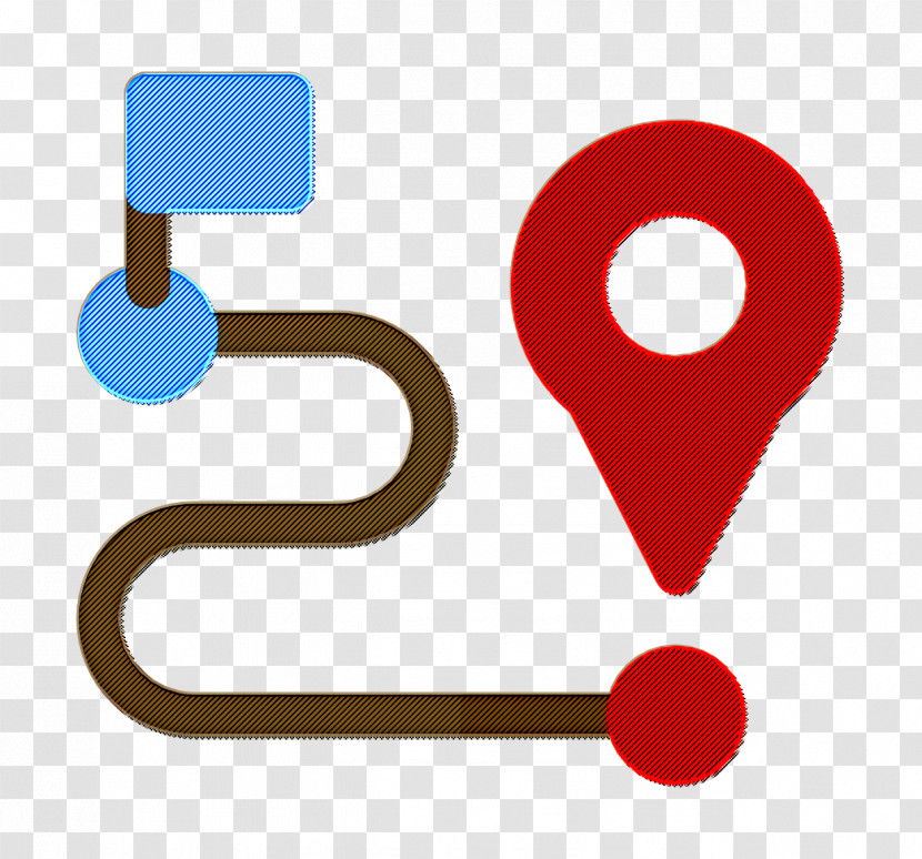 Track Icon Route Icon Location Icon Transparent PNG