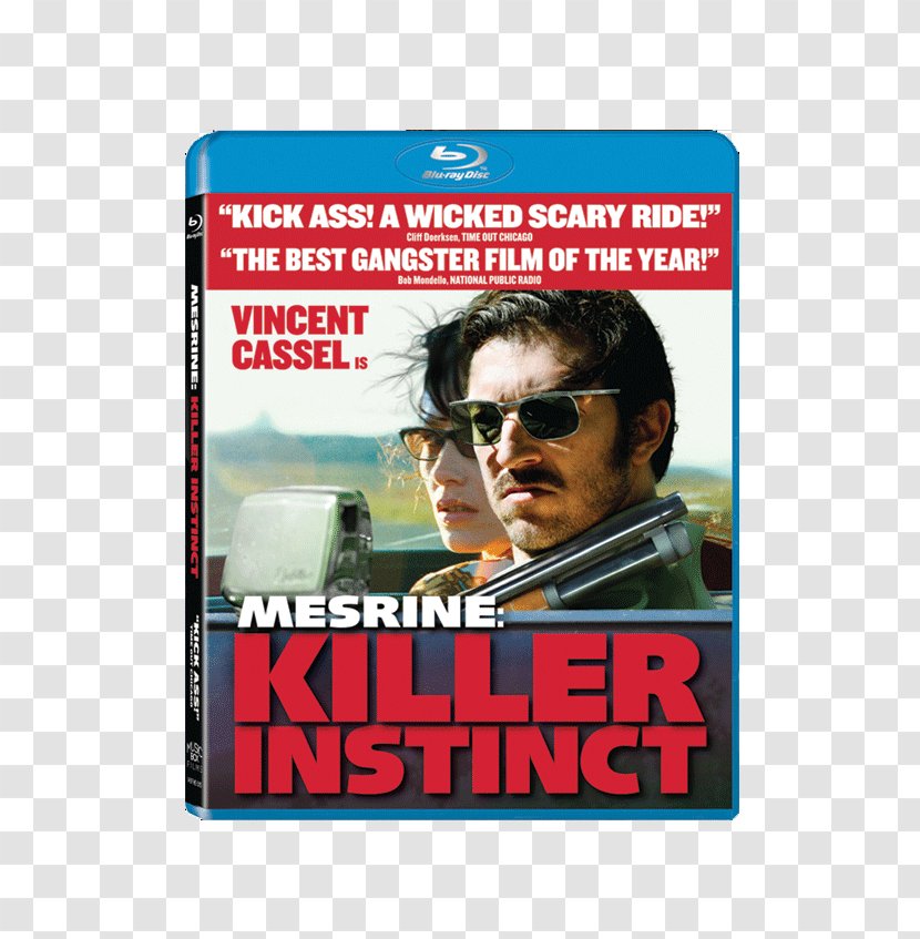 Jacques Mesrine Mesrine: Killer Instinct Blu-ray Disc Film - Vincent Cassel - Inside Me Transparent PNG