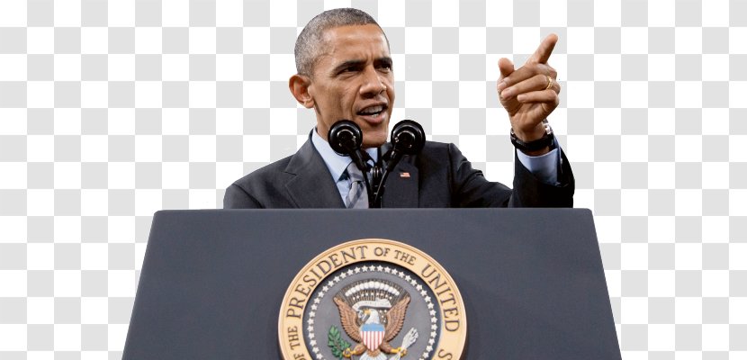 Barack Obama Microphone Orator Public Relations Loudspeaker - Speaking - Image Of Transparent PNG