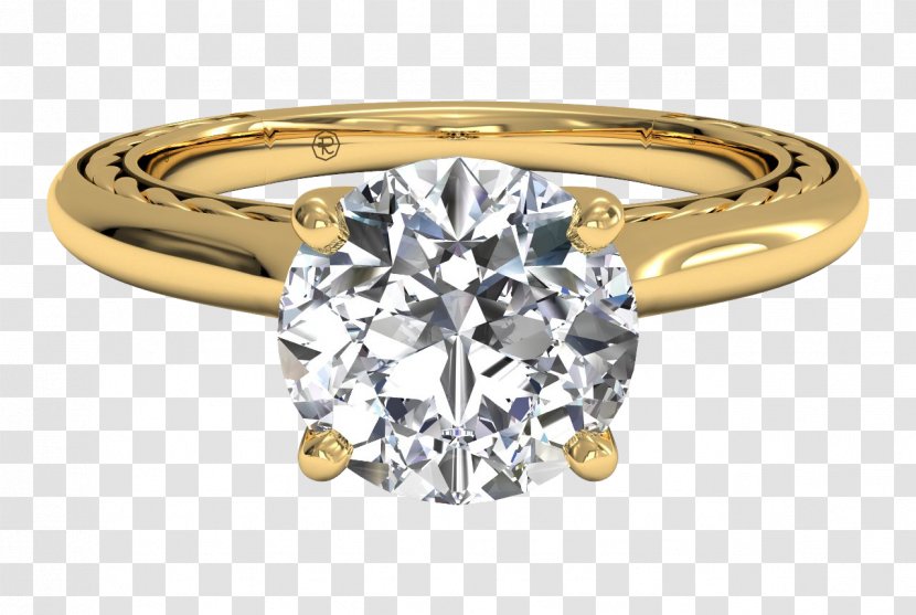 Engagement Ring Gold Jewellery Diamond - Wedding Transparent PNG