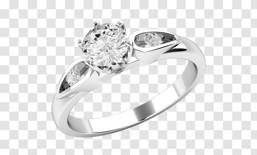 Diamond Cut Wedding Ring Engagement - Enhancers Transparent PNG