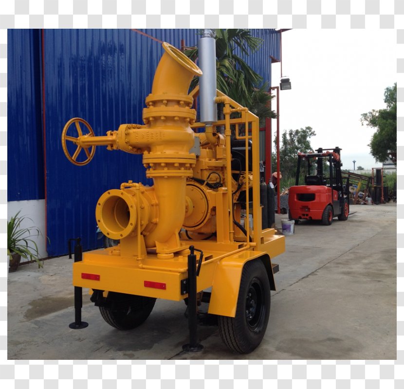 Pump Machine Diesel Engine Forklift Public Utility - Motor Vehicle - Inch Of Water Transparent PNG