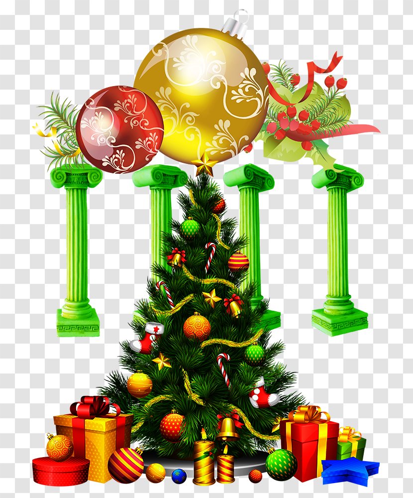 Christmas Tree Free Content Clip Art - Ornament - Chinese New Year Celebration Decorative Material Transparent PNG
