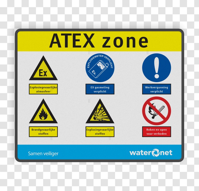 ATEX Directive Traffic Sign Safety User Identifier - Retro Van Transparent PNG