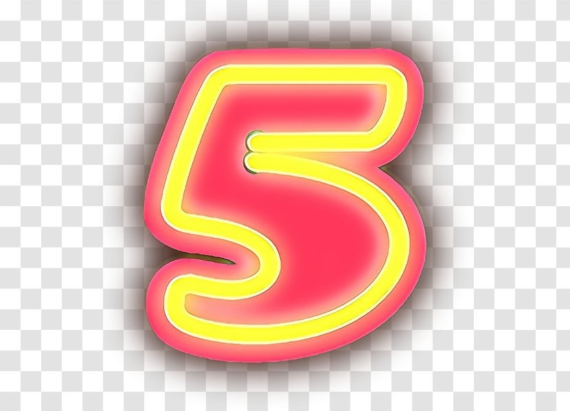 Font Text Number Material Property Symbol - Cartoon - Neon Transparent PNG