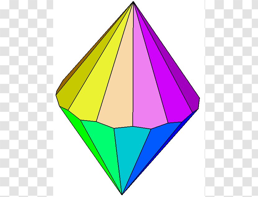 Dodecagonal Trapezohedron Antiprism Dual Polyhedron - Prism - Face Transparent PNG