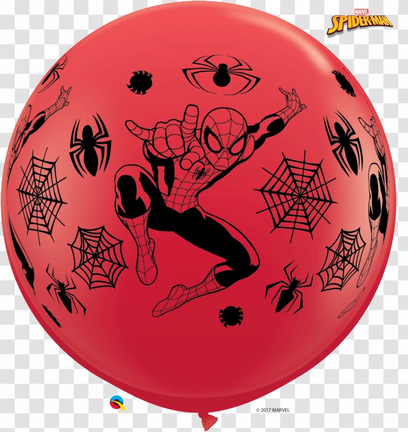 Toy Balloon Spider-Man Birthday Latex - Wedding Transparent PNG