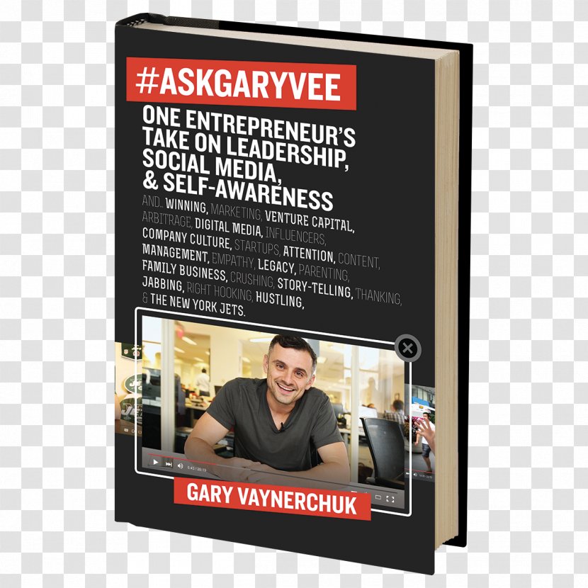#AskGaryVee: One Entrepreneur's Take On Leadership, Social Media, And Self-Awareness Hardcover E-book Barnes & Noble - Bookselling - Book Transparent PNG