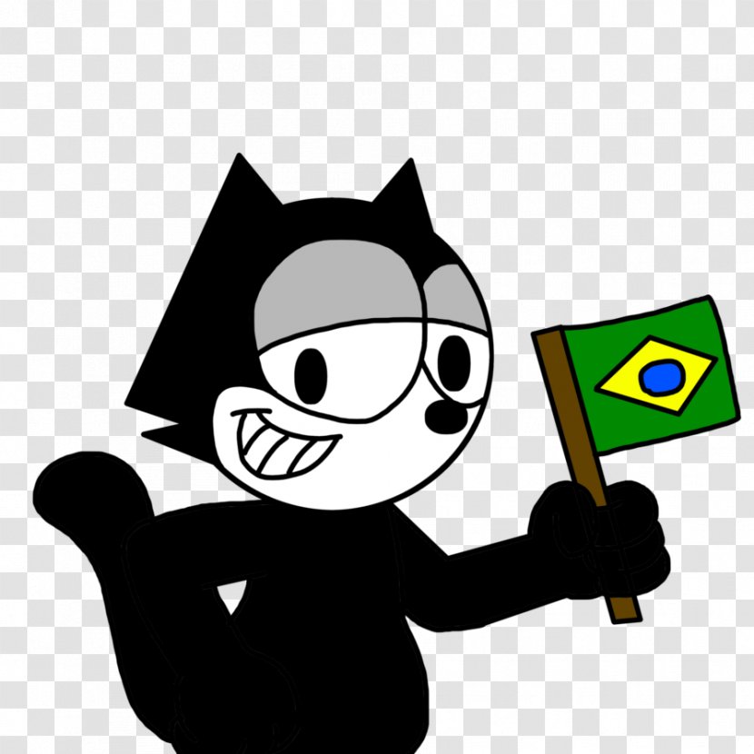 Felix The Cat Food Flag Of Brazil - Popular Names Transparent PNG