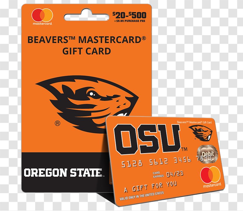 Oregon State University Mug Gift Card FanCards - Orange Transparent PNG