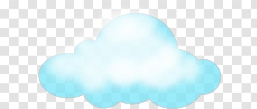 Cloud Clip Art - Aqua - Computing Transparent PNG