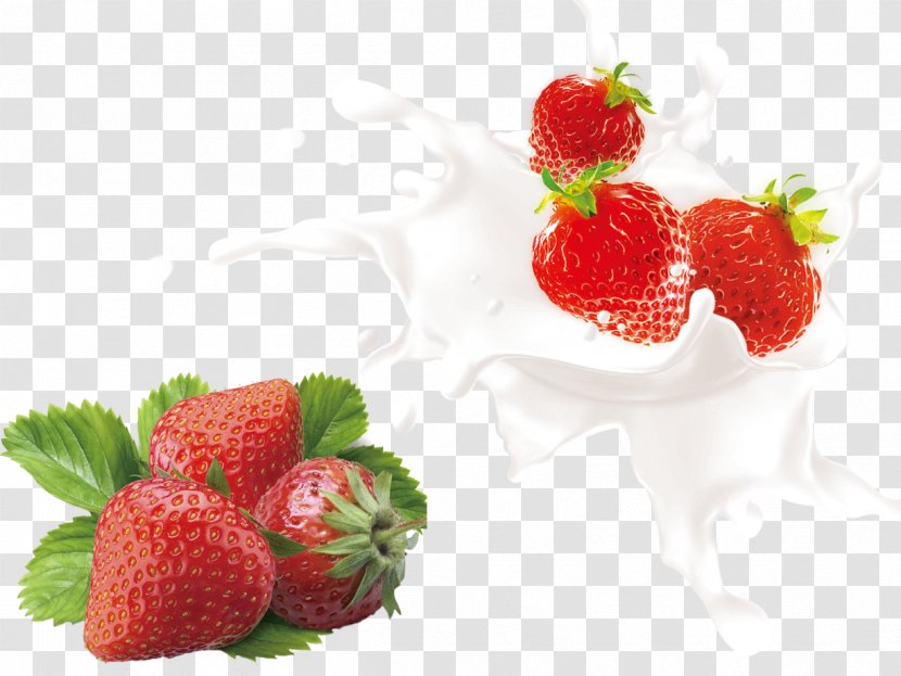 Juice Frutti Di Bosco Strawberry Fruit Apple - Milk Transparent PNG