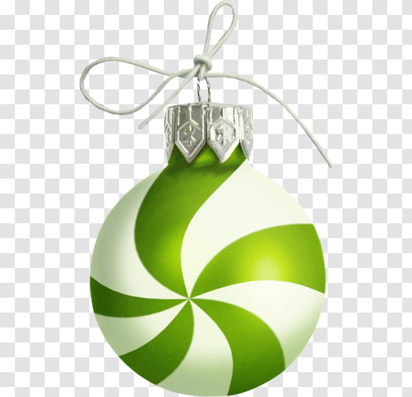 Christmas Ornament Green Transparent PNG
