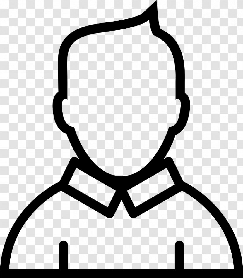 Black & White Download Photography - User - Outline Of Man Transparent PNG