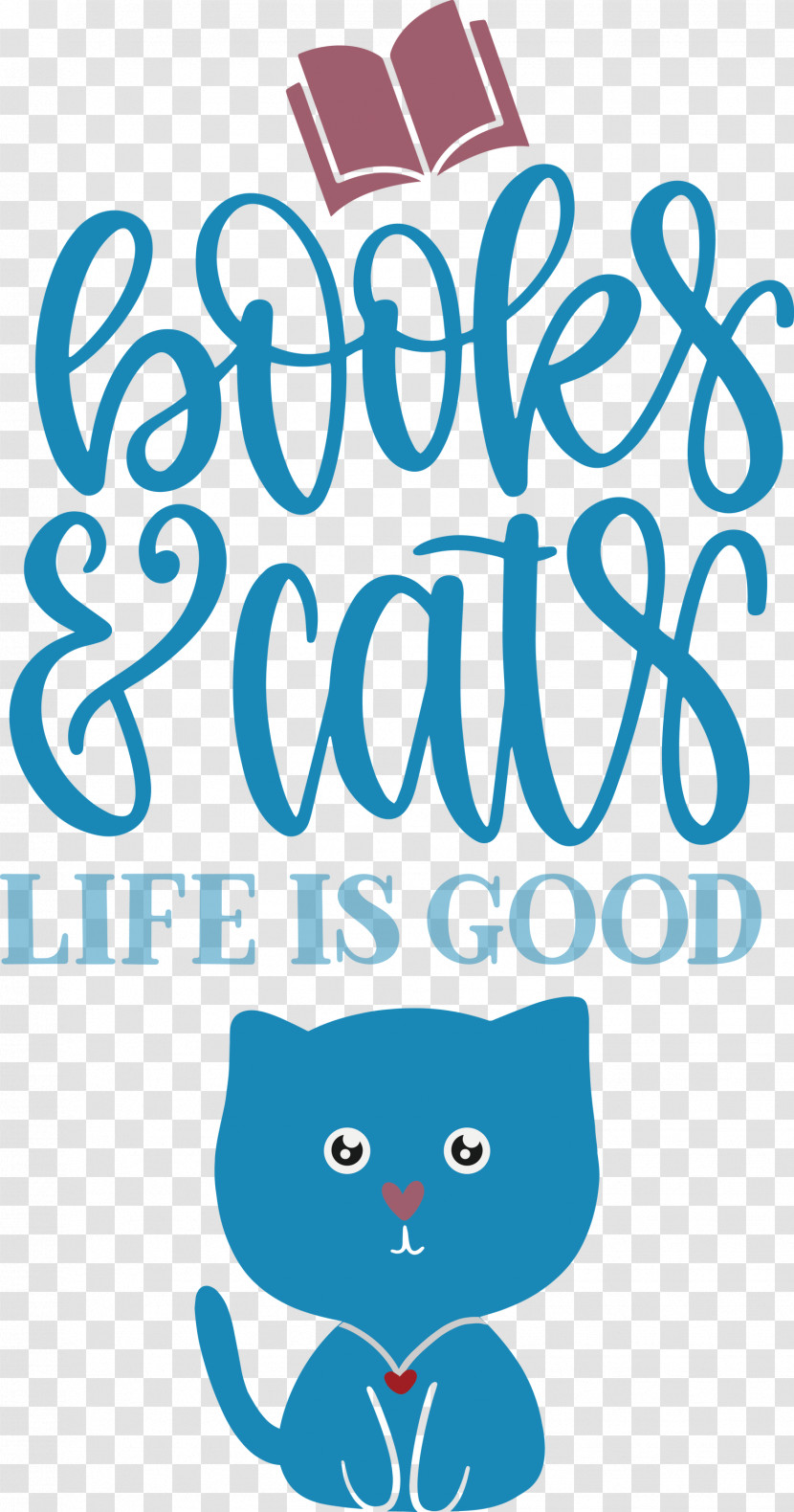 Books And Cats Cat Transparent PNG