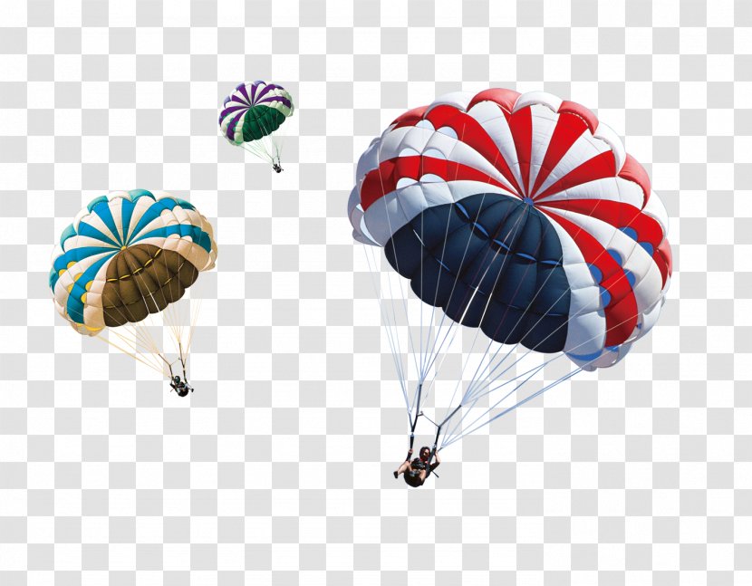 Parachute Parachuting Download - Product Design Transparent PNG