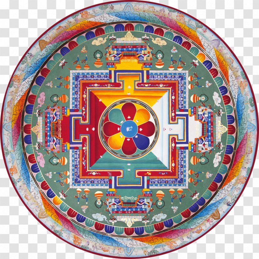 Circle Mandala Thangka Vajrayana Tantra Transparent PNG