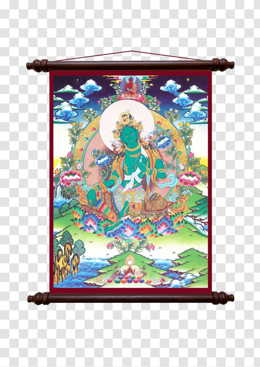 Thangka Tara Avalokiteśvara Manjushri Romania - Window - Buddhism Transparent PNG