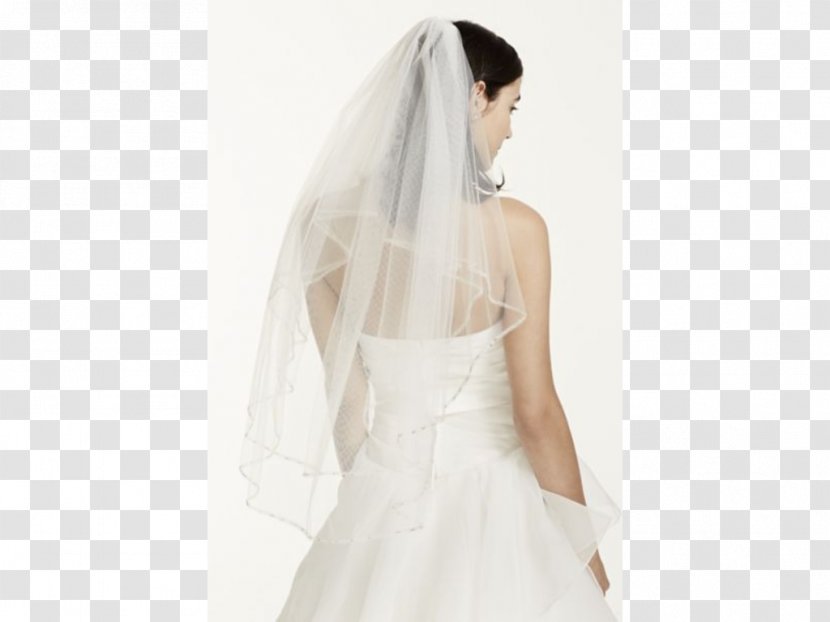 Wedding Dress David's Bridal Veil Shoulder Headpiece - Clothing Transparent PNG