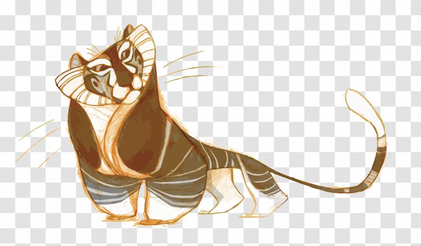 Lion Model Sheet Drawing Illustration - Art - Vector Tiger Transparent PNG