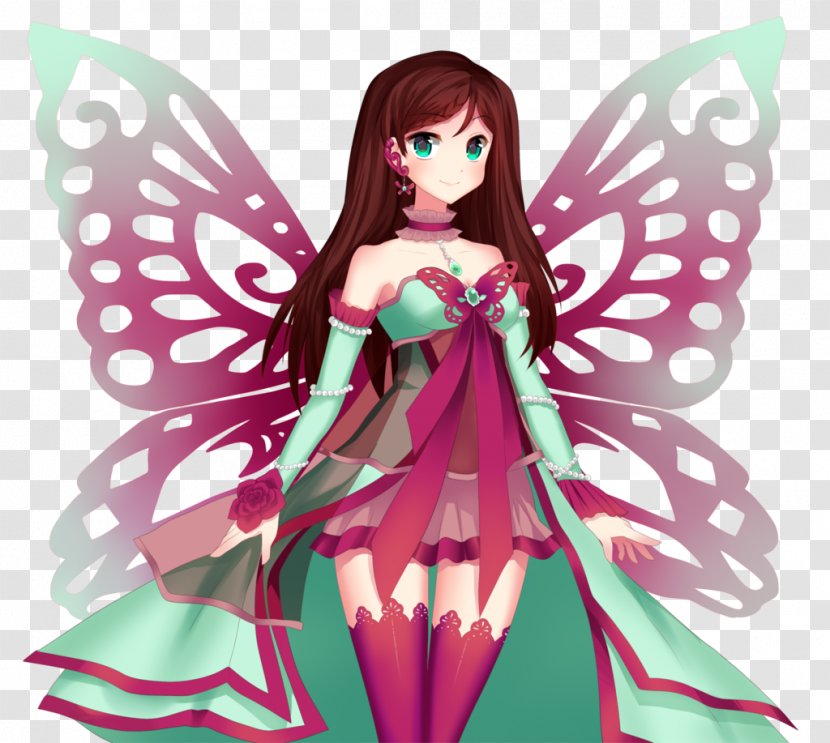 Fairy Cartoon Magenta Doll - Tree Transparent PNG