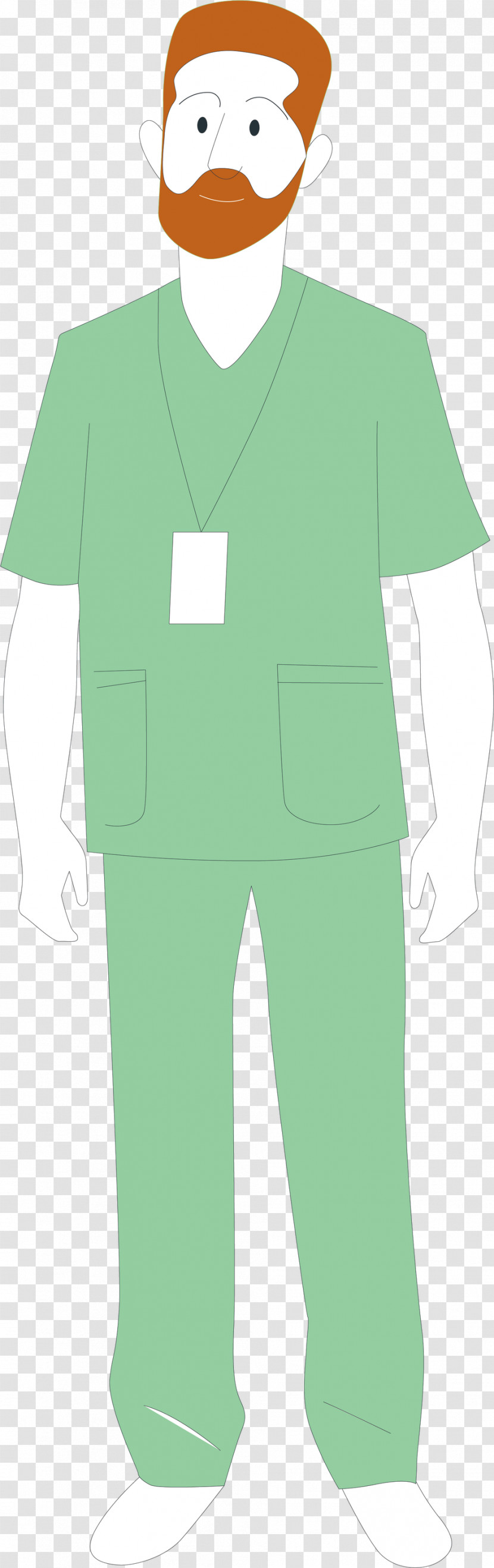 Hat Character Green Sleeve Uniform Transparent PNG