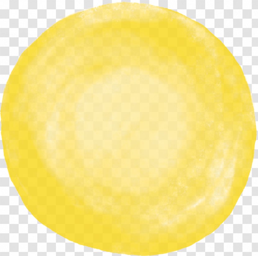 Circle - Yellow - Raspberry Pudding Transparent PNG