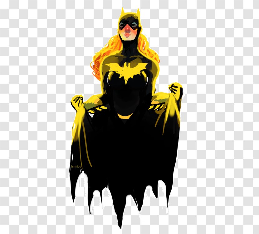 Superhero- M Outerwear Illustration - Justice League - Batgirl Barbara Gordon Transparent PNG