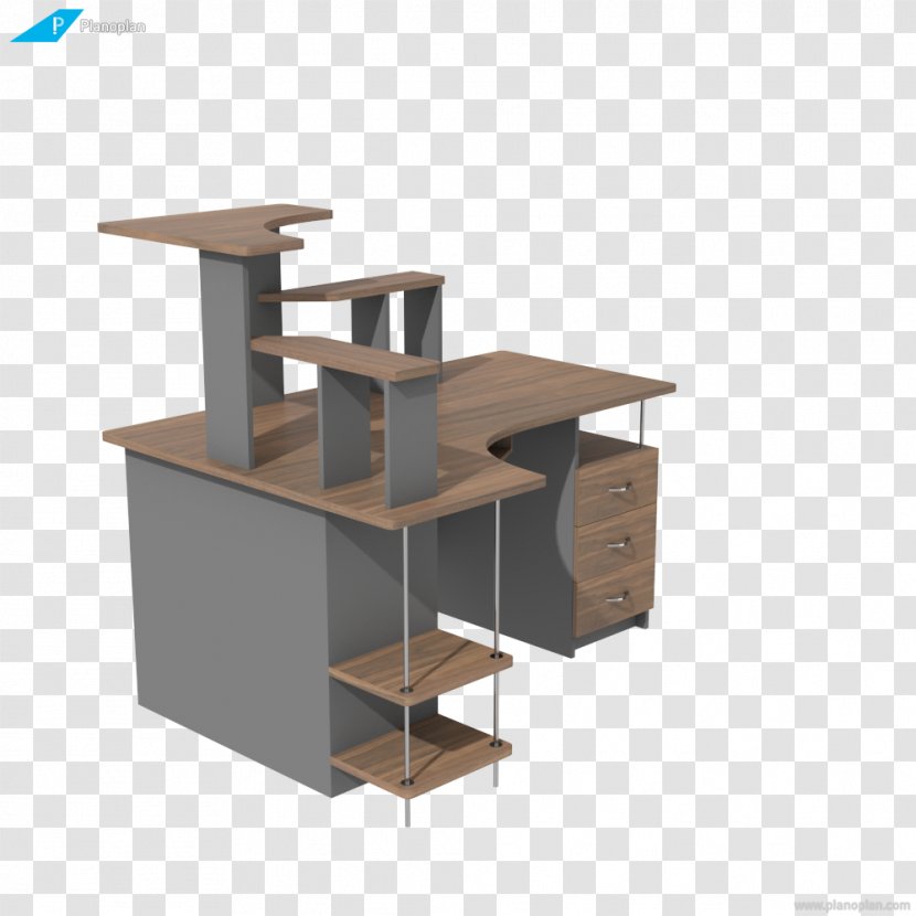 Desk Product Design Angle - Table - Computerservice Transparent PNG
