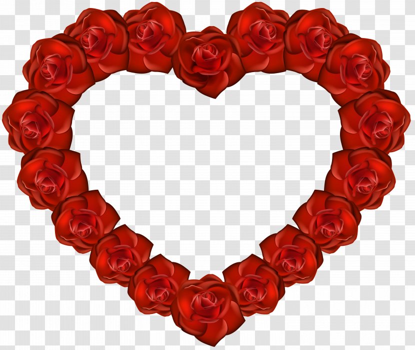 Heart Rose Clip Art - Valentine S Day - Transparent Transparent PNG