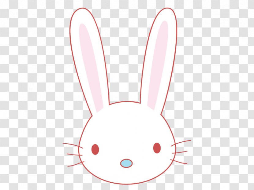 Domestic Rabbit Hare Easter Bunny Whiskers - Smile Transparent PNG